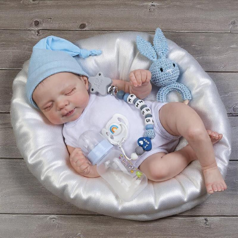 Introducing the WOOROY Realistic Baby Doll - 18 in Newborn Sleeping Lifelike Reborn Baby Doll!