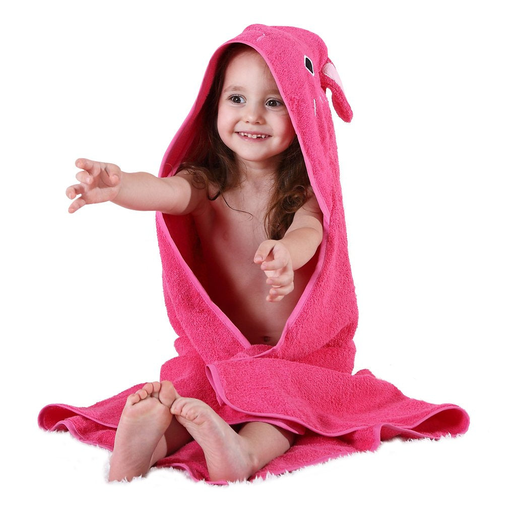 Unisex Baby Animal Hooded Bath Towel Soft Cotton Beach Swimming Bathrobe for 0-6T, Green