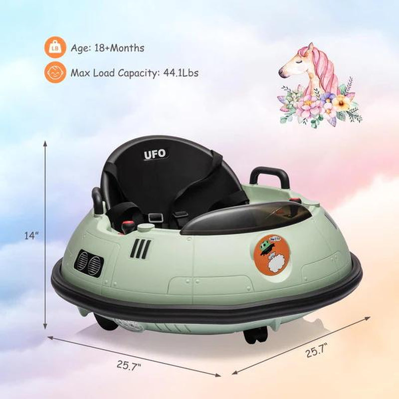 Rechargeable Bumper Car for Toddlers and Kids with Remote Control