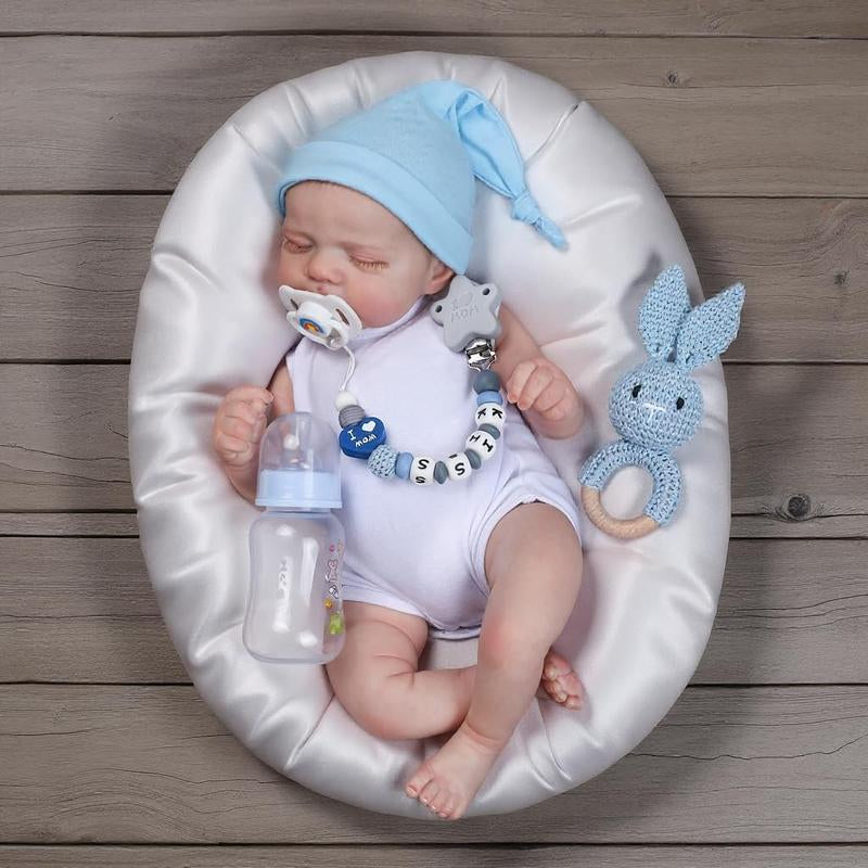 Introducing the WOOROY Realistic Baby Doll - 18 in Newborn Sleeping Lifelike Reborn Baby Doll!