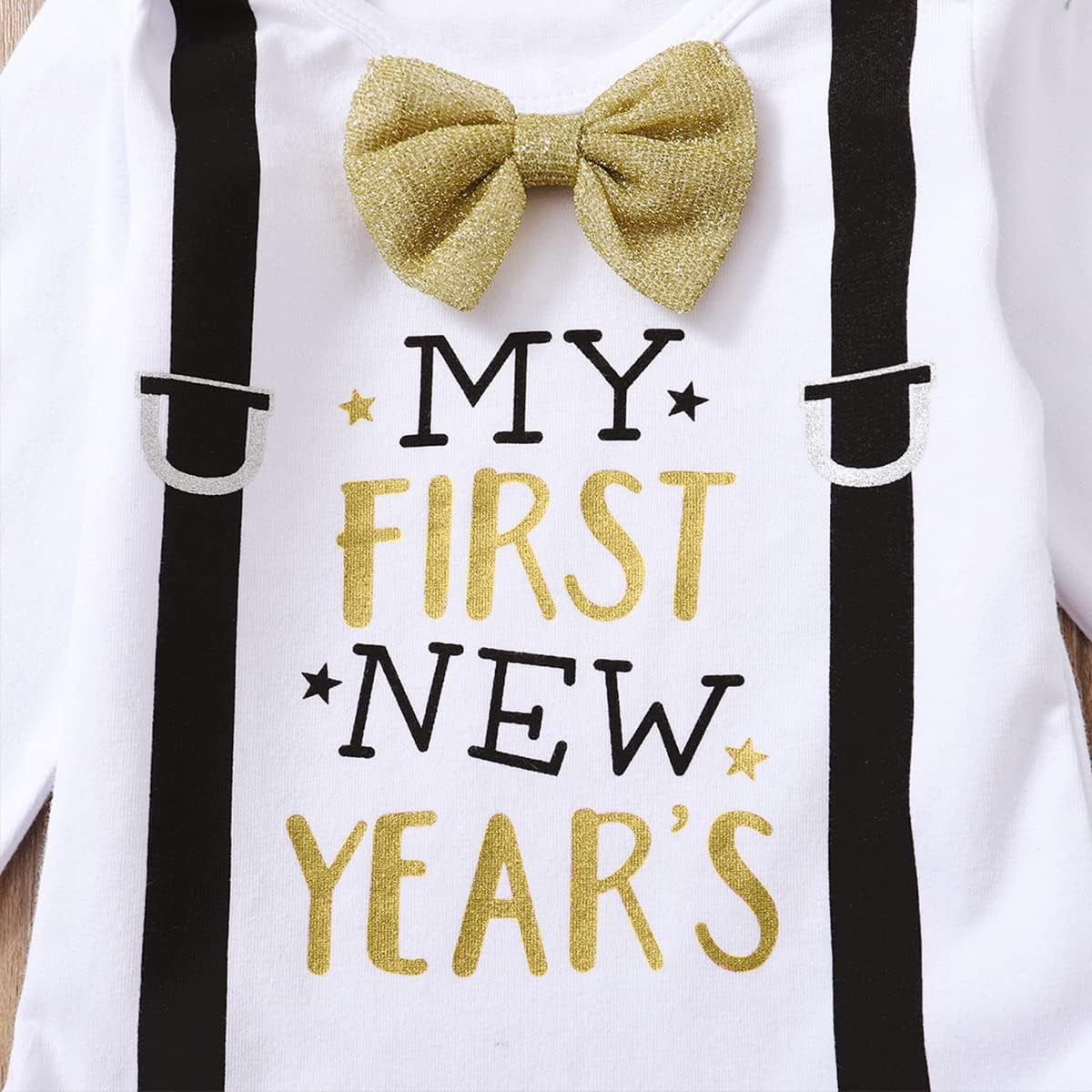 Baby Boy First New Year'S Outfit Infant Gentleman Pant Clothing Set with Hat