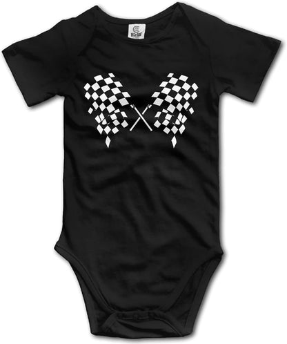 Checkered Flags Race Car Flag