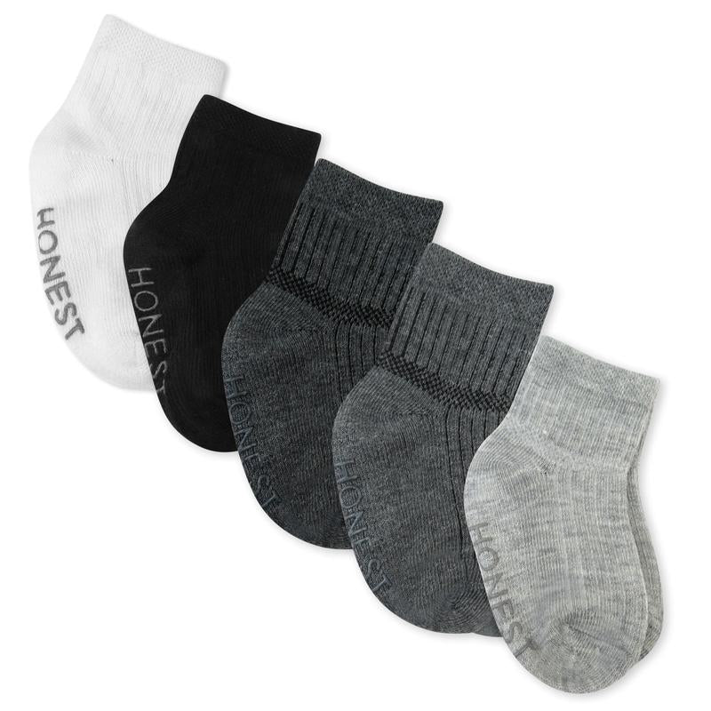 Honest Baby Clothing Recycle Fiber Socks, 5-Pack