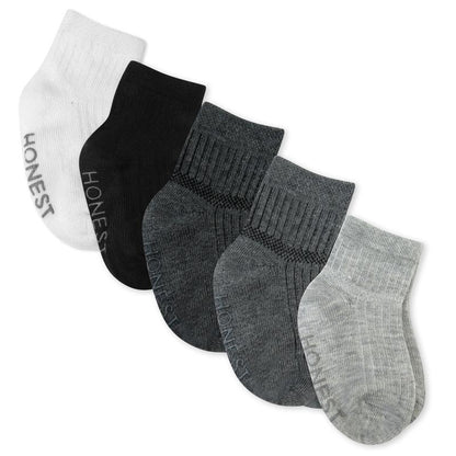 Honest Baby Clothing Recycle Fiber Socks, 5-Pack