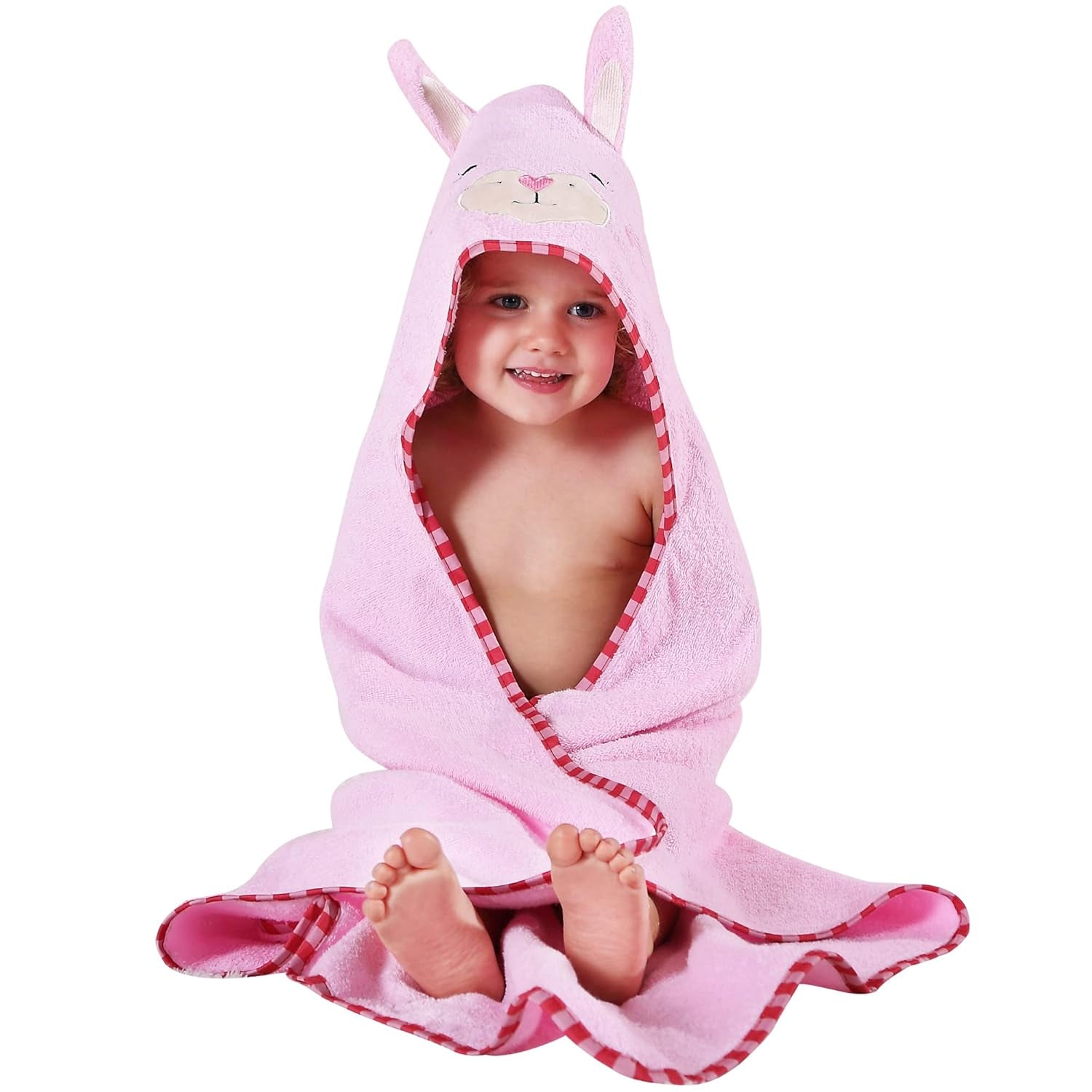 Unisex Baby Animal Hooded Bath Towel Soft Cotton Beach Swimming Bathrobe for 0-6T, Green