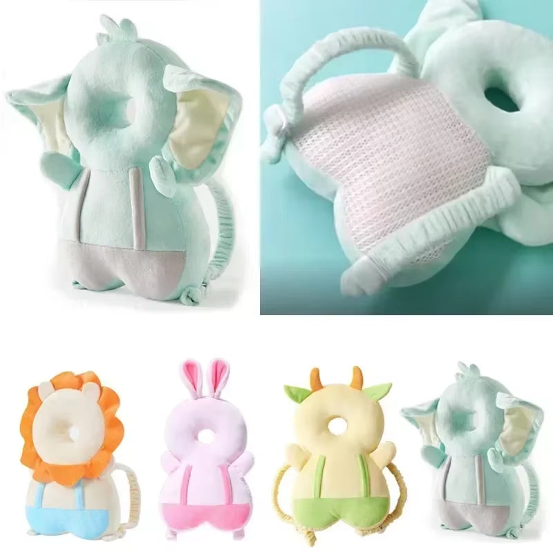 Toddler Head Protector - Cute Angel Bee Cartoon Safety Corner Guards for 1-3T Babies - Prevent Back Injuries!