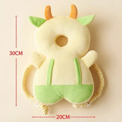 Toddler Head Protector - Cute Angel Bee Cartoon Safety Corner Guards for 1-3T Babies - Prevent Back Injuries!