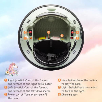 Rechargeable Bumper Car for Toddlers and Kids with Remote Control