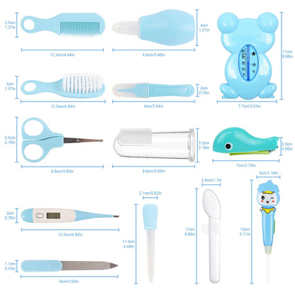 Baby Grooming Kit for Newborn Boys-Blue Baby Grooming Kit