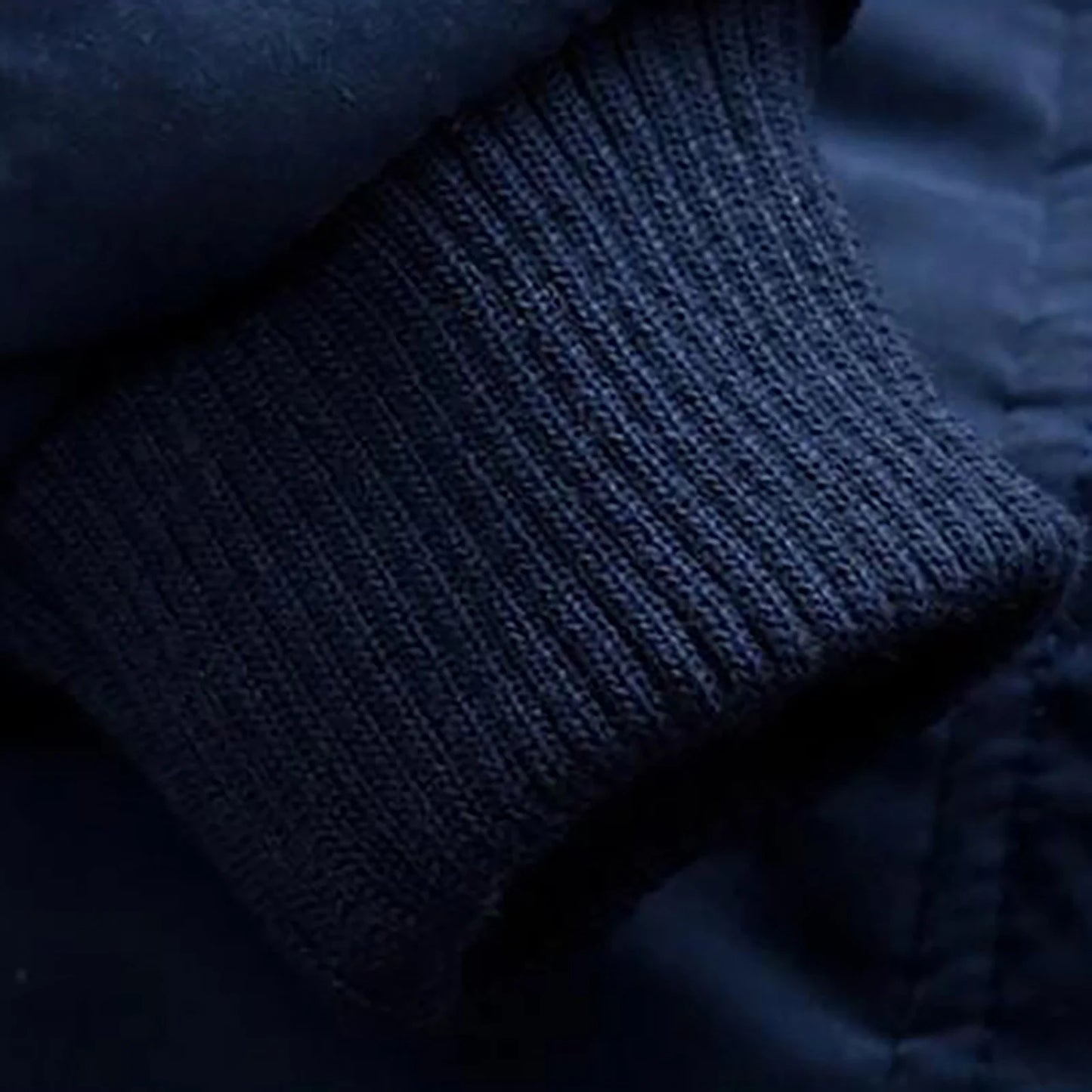 Cotton-Padded with Thick Fleece Hooded Mid-Length Cotton Jacket