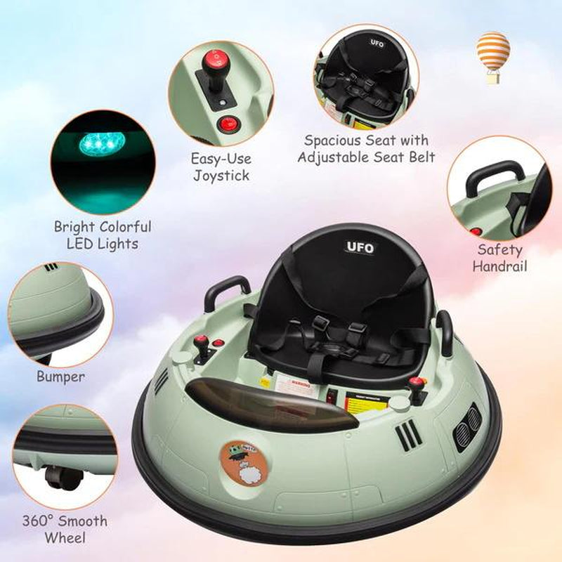 Rechargeable Bumper Car for Toddlers and Kids with Remote Control