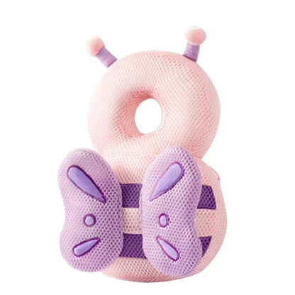 Toddler Head Protector - Cute Angel Bee Cartoon Safety Corner Guards for 1-3T Babies - Prevent Back Injuries!