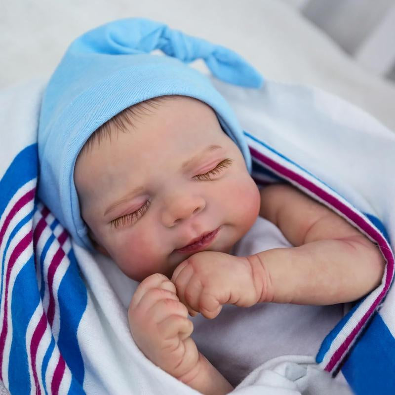 Introducing the WOOROY Realistic Baby Doll - 18 in Newborn Sleeping Lifelike Reborn Baby Doll!