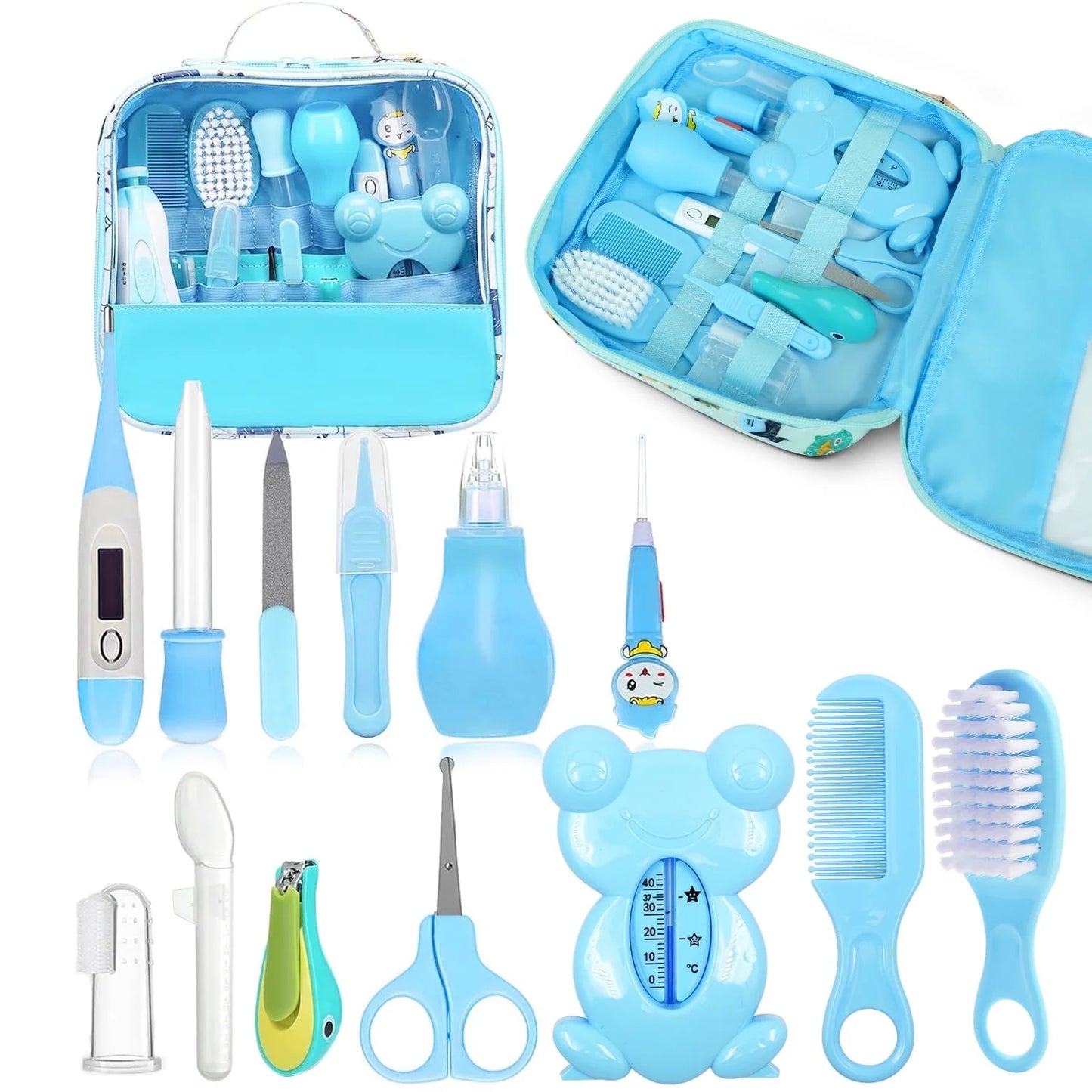Baby Grooming Kit for Newborn Boys-Blue Baby Grooming Kit