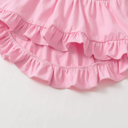 Baby Girl Clothes Toddler Girl Camo Outfit Ruffle Sleeve Shirt Floral Pant Set Fall Winter Clothing for Girl (3-4T, Pink)