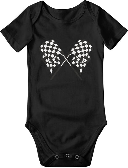 Checkered Flags Race Car Flag