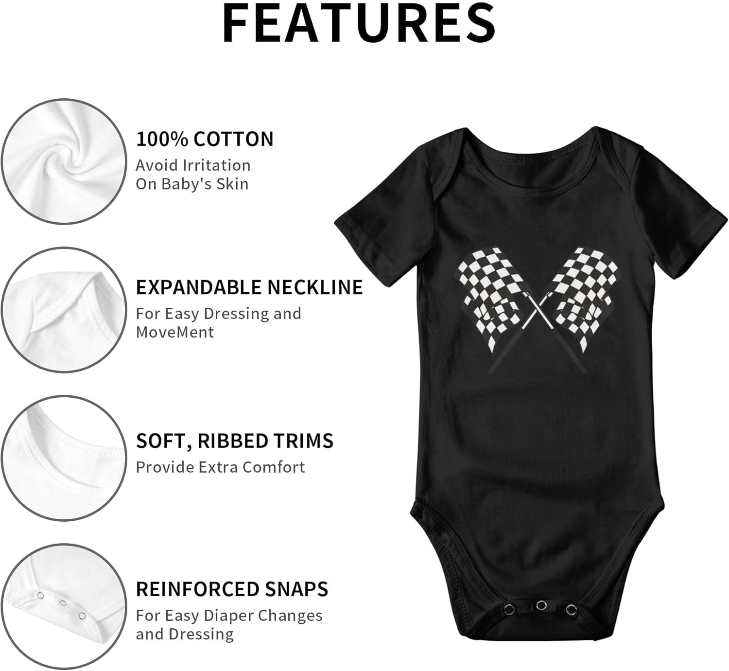 Checkered Flags Race Car Flag